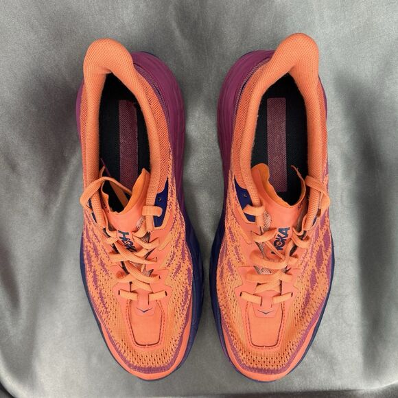 Hoka Speedgoat 5 Trail Running Shoes Women’s 9 B Fuchsia Pink Camellia Orange - Picture 15 of 17